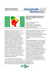 Thumbnail de Zoneamento de risco climático para a mamona no Estado do Ceará. Safra 2004-2005.