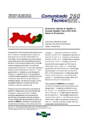 Thumbnail de Zoneamento agrícola do algodão herbáceo no Nordeste Brasileiro - Estado de Pernambuco.