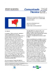 Thumbnail de Zoneamento agrícola da mamona no Nordeste Brasileiro safra 2005-2006. Estado da Bahia.
