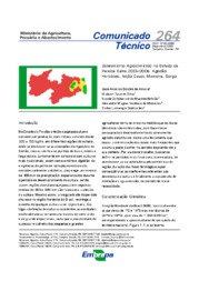 Thumbnail de Zoneamento agroclimático no estado da Paraíba safra 2005-2006: Algodão herbáceo, feijão Caupi, Mamona, Sorgo.