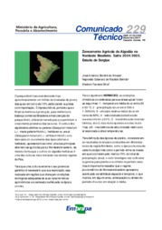 Thumbnail de Zoneamento agrícola do algodão no Nordeste Brasileiro. Safra 2004/2005. Estado de Sergipe.