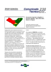 Thumbnail de Zoneamento agrícola do algodão no Nordeste Brasileiro. Safra 2004/2005. Estado de Alagoas.