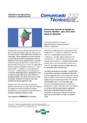 Thumbnail de Zoneamento agrícola do algodão no Nordeste Brasileiro. Safra 2004/2005. Estado do Maranhão.