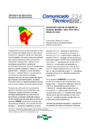 Thumbnail de Zoneamento agrícola do algodão no Nordeste Brasileiro. Safra 2004/2005. Estado do Ceará.