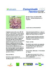 Thumbnail de Manejo cultural da cultivar BRS marrom - Cultivos convencional e orgânico.