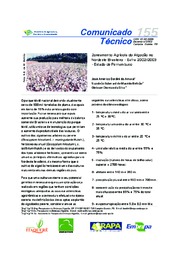 Thumbnail de Zoneamento agrícola do algodão no Nordeste Brasileiro - safra 2002/2003 - Estado de Pernambuco.
