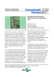 Thumbnail de Comparação entre protocolos de extração de DNA para Amphobotrys ricini.