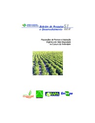 Thumbnail de Populações de plantas e adubação orgânica em solo degradado na cultura do amendoim.