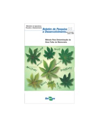 Thumbnail de Método para determinação da área foliar da mamoneira.