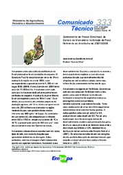 Thumbnail de Zoneamento de riscos climáticos da cultura da mamoneira no Estado do Piauí, referente ao ano safra de 2007/2008.