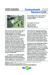 Thumbnail de Aplicabilidade de marcadores SSR em estudos genéticos em Gossypium Mustelinum Miers.