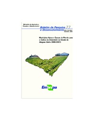 Thumbnail de Municípios aptos e épocas de plantio para o cultivo do amendoim no Estado de Alagoas safra 2006/2007.