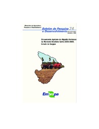 Thumbnail de Zoneamento agrícola do algodão herbáceo no nordeste brasileiro safra 2005/2006. Estado de Sergipe.