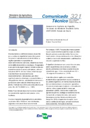 Thumbnail de Zoneamento agrícola do algodão herbáceo no Nordeste Brasileiro safra 2007/2008. Estado do Ceará.
