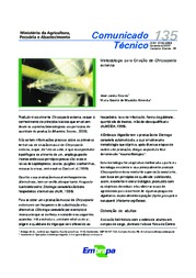 Thumbnail de Metodologia para criação de Chrysoperla externa.