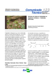Thumbnail de Sintomas de injúria de herbicidas no algodoeiro herbáceo I. Herbicidas hormonais.