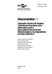 Thumbnail de Uma alternativa para o aproveitamento de áreas abandonadas e/ou degradadas da Mata Atlântica.