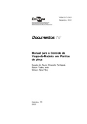 Thumbnail de Manual para o controle da vespa-da-madeira em plantios de pinus.