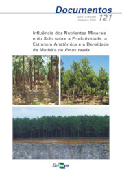 Thumbnail de Influência dos nutrientes minerais e do solo sobre a produtividade, a estrutura anatômica e a densidade da madeira de Pinus taeda.