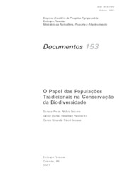 Thumbnail de O papel das populações tradicionais na conservação da biodiversidade.