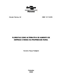 Thumbnail de Florestas como alternativa de aumento de emprego e renda na propriedade rural.