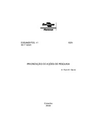 Thumbnail de Priorização de ações de pesquisa.