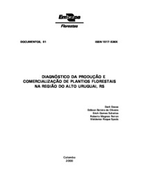 Thumbnail de Diagnóstico da produção e comercialização de plantios florestais na região do Alto Uruguai, RS.