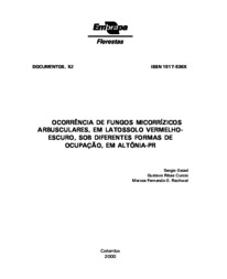 Thumbnail de Ocorrência de fungos micorrízicos arbusculares, em latossolo vermelho-escuro, sob diferentes formas de ocupação, em Altônia-PR.
