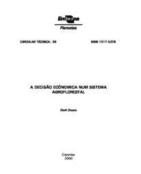 Thumbnail de A decisão econômica num sistema agroflorestal.