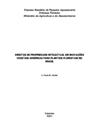 Thumbnail de Direitos de propriedade intelectual em inovações vegetais arbóreas para plantios florestais no Brasil.