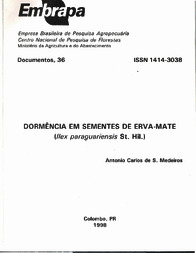 Thumbnail de Dormência em sementes de erva-mate (Ilex paraguariensis St. Hil.).