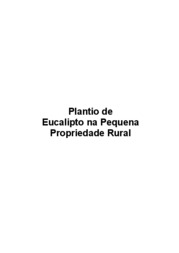 Thumbnail de Plantio de eucalipto na pequena propriedade rural.