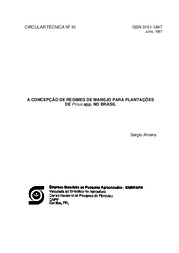 Thumbnail de A concepção de regimes de manejo para plantações de Pinus spp. no Brasil.