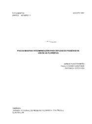Thumbnail de Procedimentos e recomendações para estudos de progênies de essências florestais.