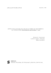 Thumbnail de Aspectos ecológicos e silviculturais de taxi-branco-da-terra-firme (Sclerolobium paniculatum Vogel).