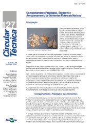 Thumbnail de Comportamento fisiológico, secagem e armazenamento de sementes florestais nativas.