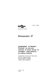 Thumbnail de Compostagem de resíduos florestais: um guia para produção de húmus através da reciclagem e aproveitamento de resíduos florestais.