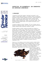 Thumbnail de Aspectos de dormência em sementes de espécies arbóreas.