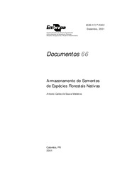 Thumbnail de Armazenamento de sementes de espécies florestais nativas.
