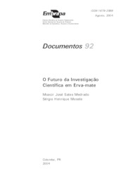 Thumbnail de O futuro da investigação científica em erva-mate.
