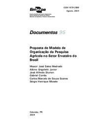Thumbnail de Proposta de modelo de organização da pesquisa agrícola no setor ervateiro do Brasil.