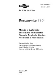 Thumbnail de Manejo e exploração sustentável de florestas naturais tropicais: opções, restrições e alternativas.