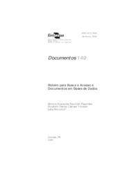 Thumbnail de Roteiro para busca e acesso a documentos em bases de dados.