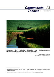 Thumbnail de Sistemas de Produção Orgânica de Cana-de-açúcar: monitoramento qualificado de biodiversidade.