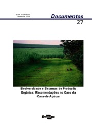 Thumbnail de Biodiversidade e Sistemas de Produção Orgânica: Recomendações no Caso da Cana-de-Açúcar.