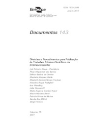 Thumbnail de Diretrizes e procedimentos para publicação de trabalhos técnico-científicos na Embrapa Florestas.