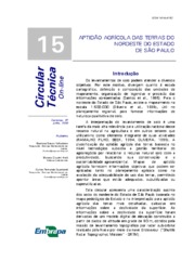 Thumbnail de Aptidão agrícola das terras do nordeste do Estado de São Paulo.