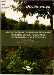 Thumbnail de Arborização da cultura da erva-mate: aspectos gerais, resultados experimentais e perspectivas.