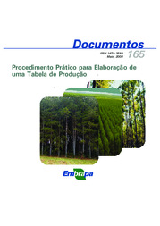 Thumbnail de Procedimento prático para elaboração de uma tabela de produção.