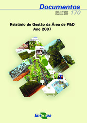 Thumbnail de Relatório de gestão da área de P&D ano 2007.